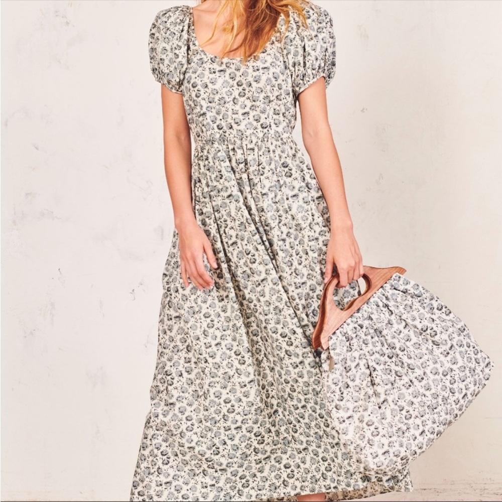 LoveShackFancy McKenna Grand Bag - Warm Grey - NWTags